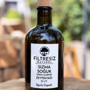 FİLTRESİZ NATUREL SIZMA SOĞUK SIKIM GURME ZEYTİNYAĞ (5 LT)