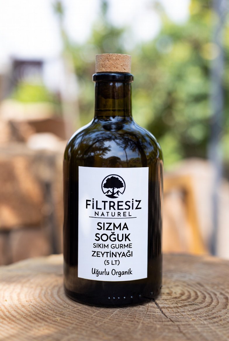 FİLTRESİZ NATUREL SIZMA SOĞUK SIKIM GURME ZEYTİNYAĞ (5 LT)