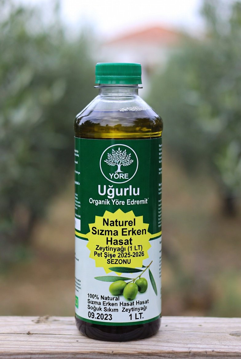 Naturel Sızma Erken Hasat Zeytinyağı (1 LT) Pet Şişe 2025-2026 SEZONU