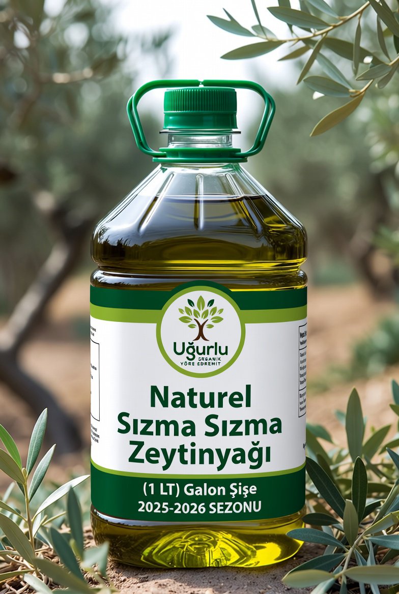 Naturel Sızma Zeytinyağı (1 LT) Galon Şişe 2025-2026 SEZONU