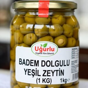 BADEM DOLGULU YEŞİL ZEYTİN (1 KG)