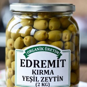 EDREMİT KIRMA YEŞİL ZEYTİN (2 KG)