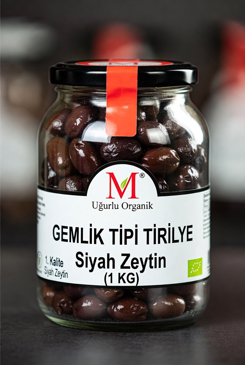 GEMLİK TİPİ TİRİLYE ZEYTİN (1 KG) M - Görsel 3