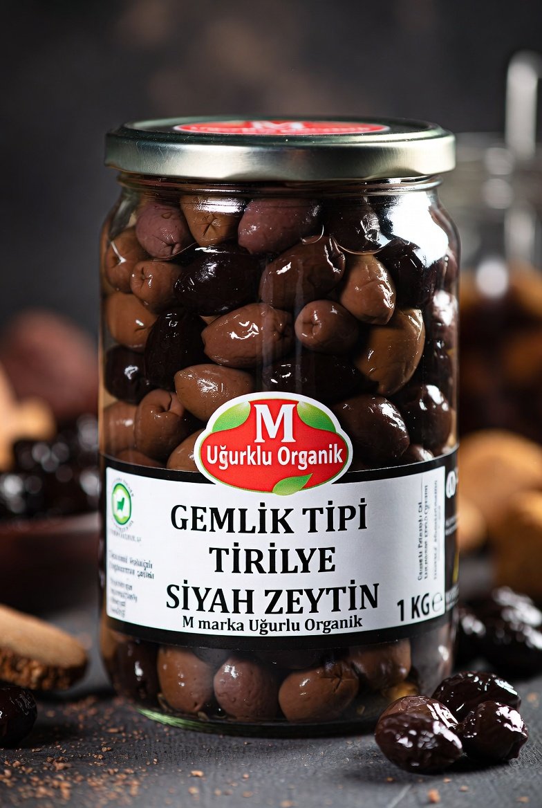 GEMLİK TİPİ TİRİLYE ZEYTİN (1 KG) M - Görsel 2