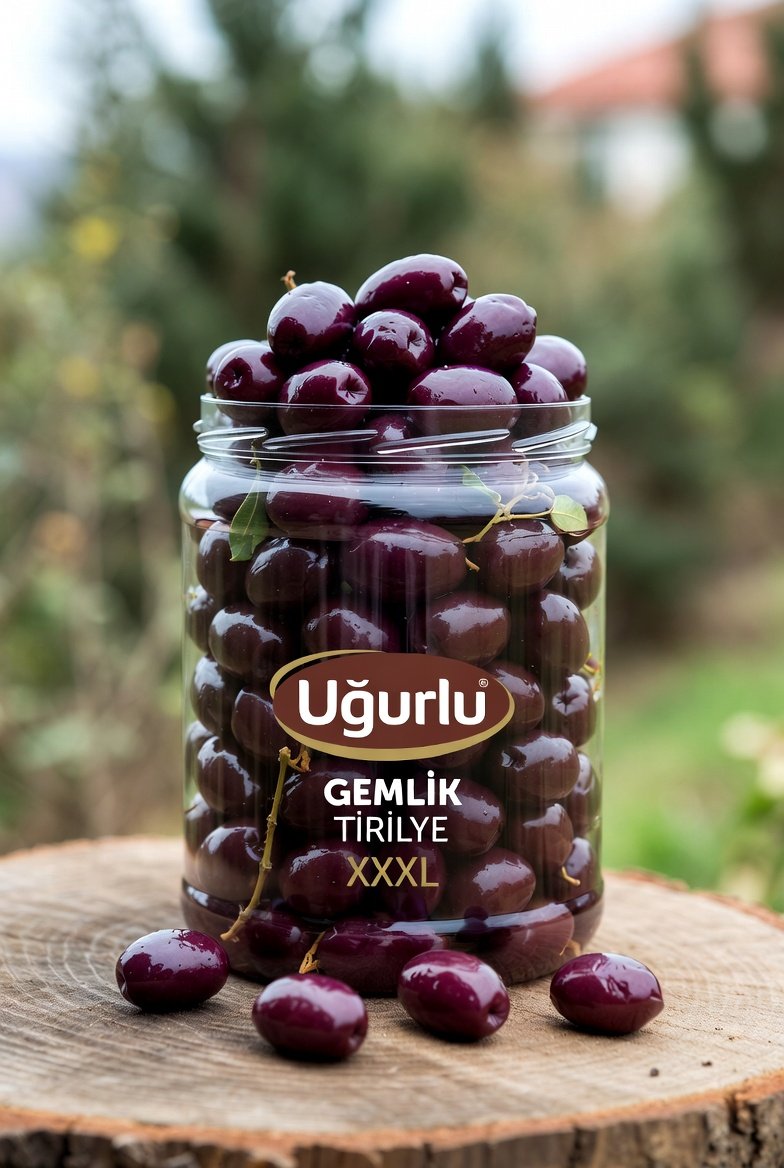 GEMLİK TİPİ TİRİLYE ZEYTİN (1 KG) XXXL - Görsel 3