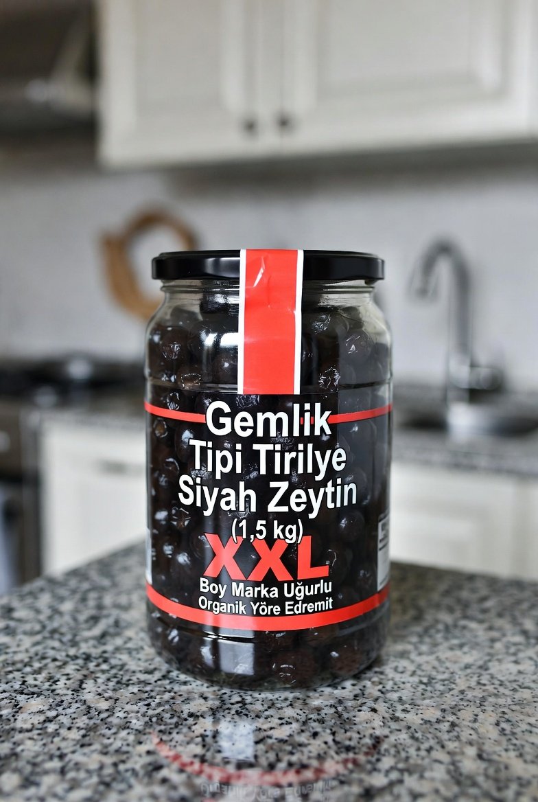GEMLİK TİPİ TİRİLYE ZEYTİN (1,5 KG) XXL