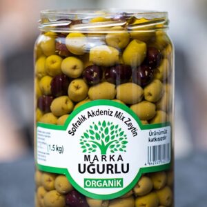 Sofralık Akdeniz Mix Zeytin (1,5 KG)