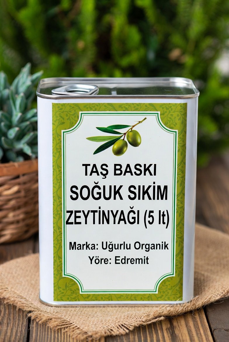 TAŞ BASKI SOĞUK SIKMA ZEYTİNYAĞ (5 LT)