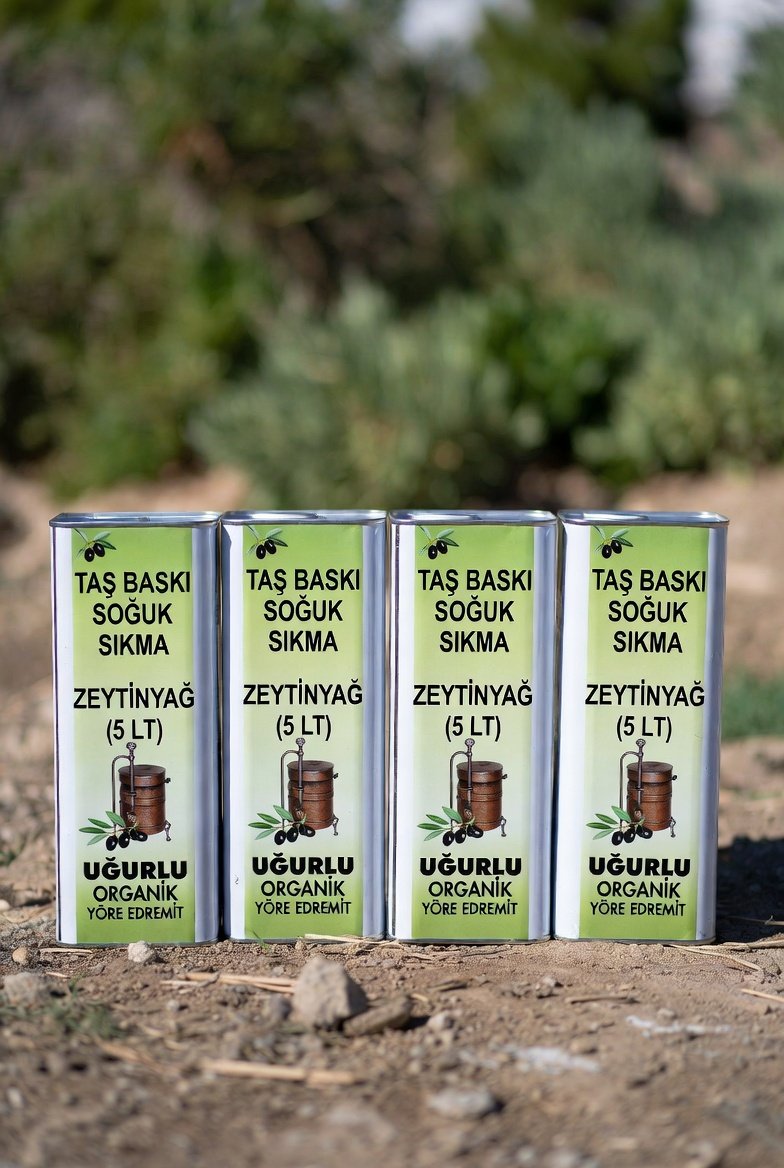 TAŞ BASKI SOĞUK SIKMA ZEYTİNYAĞ (5 LT) 4LÜ PAKET - Görsel 2
