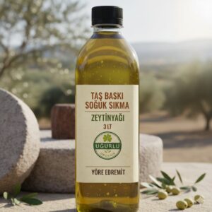 Taş Baskı Soğuk Sıkma Zeytinyağı (3 LT)